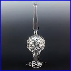 Waterford Crystal Tree Top Topper Christmas Ornament Star Ireland Made Gothic H