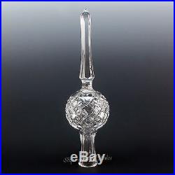 Waterford Crystal Tree Top Topper Xmas Ornament 10 Star Ireland Made Gothic