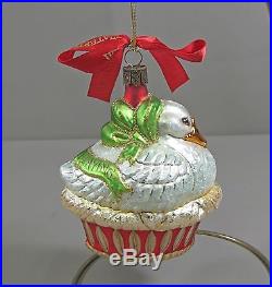 Waterford Holiday Heirloom 12 DAYS OF CHRISTMAS-SIX GEESE LAYING Ornament(s)MIB