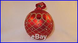 Waterford Holiday Heirlooms Opulence Colleen 4.5in Ball Ornament New Gift Box