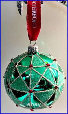 Waterford holiday heirlooms Comeragh ball ornament boxed