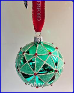 Waterford holiday heirlooms Comeragh ball ornament boxed