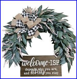 Welcome-ish Wreath