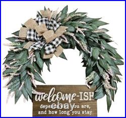 Welcome-ish Wreath