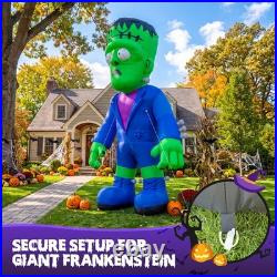 Wellcomer 13 ft Giant Inflatable Frankenstein Halloween Décor Wellcomer 13 ft Giant Inflatable Frankenstein Halloween Décor