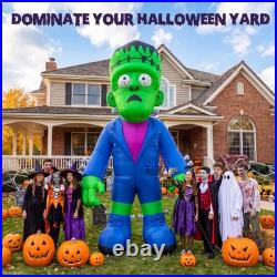Wellcomer 13 ft Giant Inflatable Frankenstein Halloween Décor Wellcomer 13 ft Giant Inflatable Frankenstein Halloween Décor