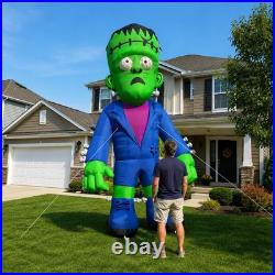Wellcomer 13 ft Giant Inflatable Frankenstein Halloween Décor Wellcomer 13 ft Giant Inflatable Frankenstein Halloween Décor