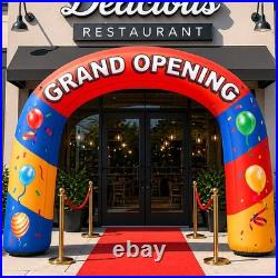 Wellcomer 14Ft Inflatable Arch with Blower, Advertising Archway for Openings