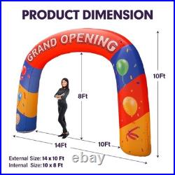 Wellcomer 14Ft Inflatable Arch with Blower, Advertising Archway for Openings