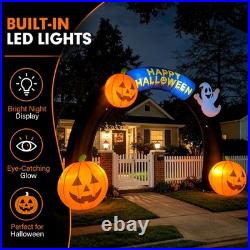 Wellcomer 20FT Inflatable Halloween Arch with LED Lights for Outdoor Decoration Wellcomer 20FT Inflatable Halloween Arch with LED Lights for Outdoor Decoration