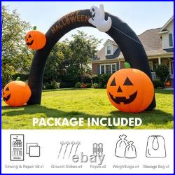 Wellcomer 20FT Inflatable Halloween Arch with LED Lights for Outdoor Decoration Wellcomer 20FT Inflatable Halloween Arch with LED Lights for Outdoor Decoration