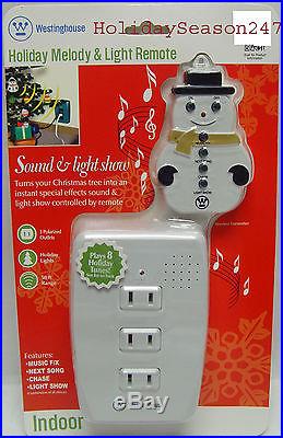 Westinghouse Holiday Musical Sound & Light-Show Blinker Play Christmas Music NEW