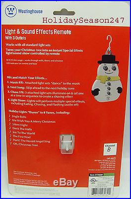 Westinghouse Holiday Musical Sound & Light-Show Blinker Play Christmas Music NEW