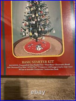 Westrim Glass Beaded Mini Tree Preassembled Starter Kit VTG 1999 NIB Sealed