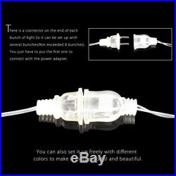 White 10M 100 LED Bulbs Christmas Xmas Wedding Party Outdoor Fairy String Lights