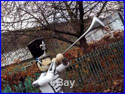 White Toy Soldier With Trumpet 6ft Indoor Outdoor Christmas Model Prop Gift