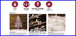 White Winterberry LED Color ChangingChristmas Tree