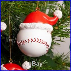 Wholesale Job Lot 84 New Baseball Christmas Decoration Tree with Santa Hat