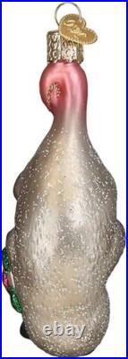 Wholesale Lot of 12 Blossom Opossum Blown Glass Ornaments by Old World Christmas