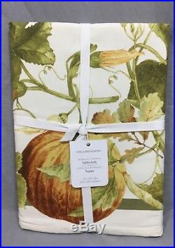 Williams Sonoma Botanical Pumpkin 70x120 Tablecloth