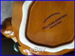 Williams Sonoma Fall FOUR Acorn Squash Bowls TWO Pumpkin Bowls