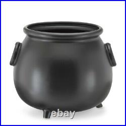 Williams Sonoma Halloween Black Ceramic Cauldron Witchs Brew Punch Serving Bowl