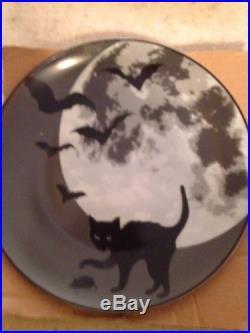 Williams Sonoma Halloween Plates New In Box Set Of 4
