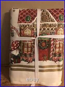 Williams Sonoma TWAS THE NIGHT BEFORE CHRISTMAS Tablecloth 70 x 90 NEW