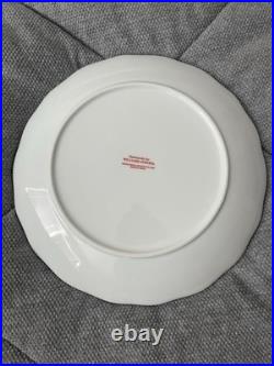 Williams Sonoma Twas The Night Before Christmas SANTA SLEIGH SET 4 DINNER PLATES