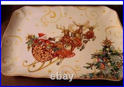 Williams Sonoma Twas the Night Before Christmas X-Large Serving Platter 18
