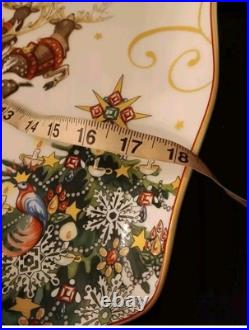 Williams Sonoma Twas the Night Before Christmas X-Large Serving Platter 18