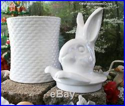 Williams-sonoma Bunny Cookie Jar -nib- Hop To It For Some Great Spring Décor