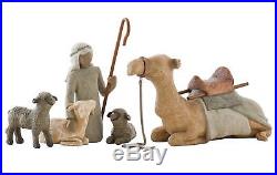 Willow Tree Christmas Story Nativity Set Shepherd And Stable Animals