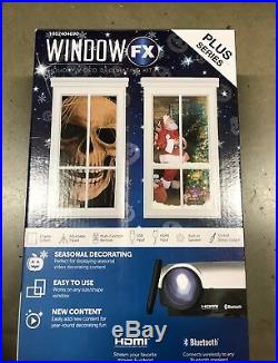 WindowFX Plus 2017 Projector Year-Round Holiday Video Decorating Kit NEW