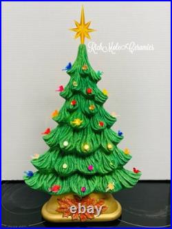 Window Sill Tree, 16 Inches Cool Tree, Birds, Globe Light