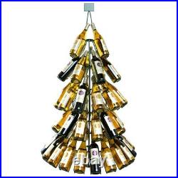 Wine Bottle Christmas Tree Rack