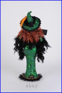 Wine Witch Figurine Halloween Decor Karen Didion