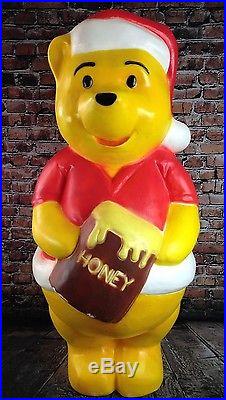 Winnie The Pooh Union Products 42 Large Plastic Blow Mold Holiday Yard Ornament