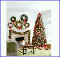 Winslow Fir Prelit Holiday Wreath Multicolor Lights christmas Xmas tree 48