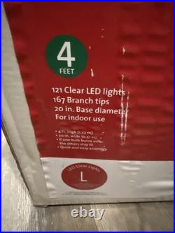 Winter Wonder Lane 4ft Prancer Pre-Lit LED Dress Form Christmas Tree #C553