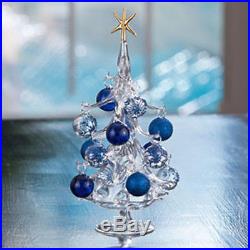 Winter Wonderland Hand-Blown Glass Christmas Tree
