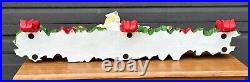 Winward Santa mantle triple Christmas stocking holder 31 x 9