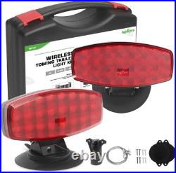 Wireless Battery Magnetic Trailer Lights with Adjustable Bracket & Strobe Safety