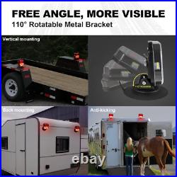 Wireless Trailer Lights 110° Rotatable, Magnetic LED Trailer Light for Towing Tr