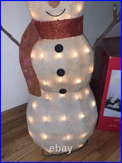 Wonder shop Target Holiday 3 Ft LED Snowman Yard Decor Christmas Lighted With Hat