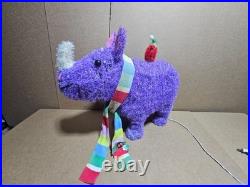 Wondershop By Target Lit Tinsel Rhino Outdoor Christmas Yard Decoration
