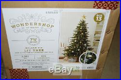 Wondershop Christmas Tree Balsam Fir LIT Clear 7.5'x60 MSRP $380 #13