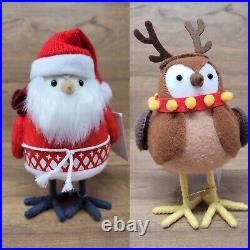 Wondershop Target Fabric Spritz Bird 2022 Winter /Christmas Lot of ALL 12 Birds