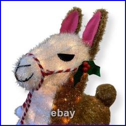 Wondershop Target Lit Tinsel Llama Clear Mini Bulbs 32 Indoor Outdoor 2017