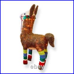 Wondershop Target Lit Tinsel Llama Clear Mini Bulbs 32 Indoor Outdoor 2017